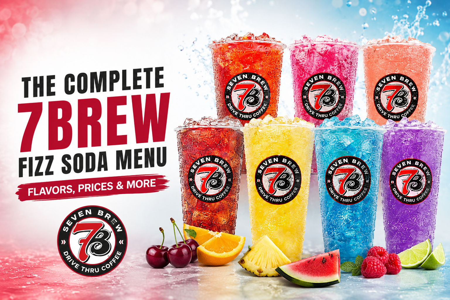 7 Brew Flavors Menu